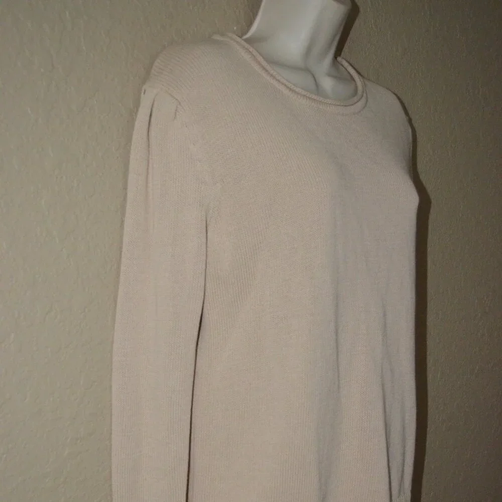 NWT $198 Sz S We Are Sundays Crystal Cream Sweater